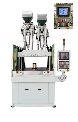 Rotary 3000 grammes Double couleur Vertical machine de moulage par injection 45 tonnes automatique